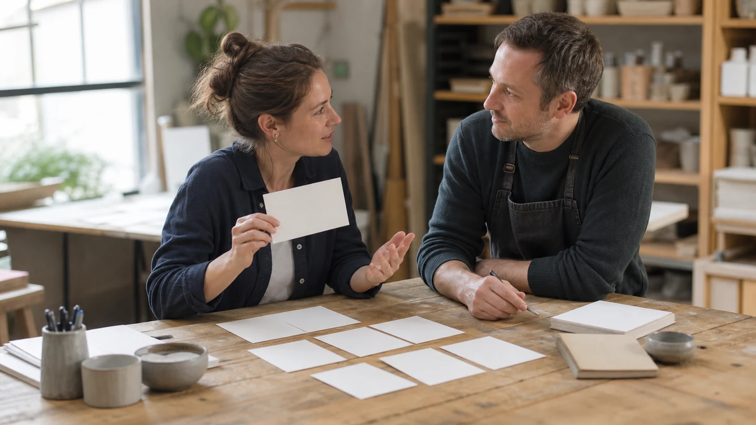 Échange de travail dans une petite entreprise
